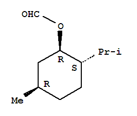 (1R,2S,5R)-rel-5-甲基-2-(1-甲基乙基)-環(huán)己醇 1-甲酸結(jié)構式_29066-35-1結(jié)構式