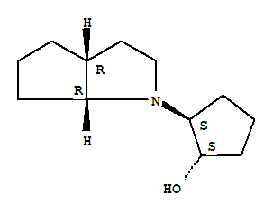 (1s,2s)-(9ci)-2-[(3ar,6ar)-六氫環(huán)戊并[b]吡咯-1(2H)-基]-環(huán)戊醇結(jié)構(gòu)式_291541-67-8結(jié)構(gòu)式