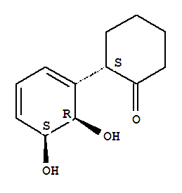 (2s)-(9ci)-2-[(5s,6r)-5,6-二羥基-1,3-環(huán)己二烯-1-基]-環(huán)己酮結(jié)構(gòu)式_291749-79-6結(jié)構(gòu)式
