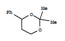 1,3-Dioxane,2,2-dimethyl-4-phenyl-(9ci)Structure,29211-78-7Structure 1,3-Dioxane,2,2-dimethyl-4-phenyl-(9ci) Structure,29211-78-7Structure