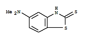 (9ci)-5-(二甲基氨基)-2(3H)-苯并噻唑硫酮結構式_298687-01-1結構式