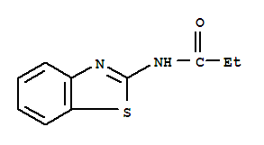 Propanamide, n-2-benzothiazolyl-(9ci)Structure,3004-59-9Structure Propanamide, n-2-benzothiazolyl-(9ci) Structure,3004-59-9Structure