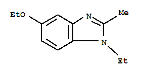 (9ci)-5-乙氧基-1-乙基-2-甲基-1H-苯并咪唑結構式_300589-86-0結構式