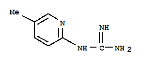 (9ci)-(5-甲基-2-吡啶)-胍結(jié)構(gòu)式_301541-61-7結(jié)構(gòu)式