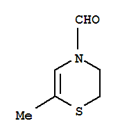 4H-1,4-thiazine-4-carboxaldehyde, 2,3-dihydro-6-methyl-(8ci)Structure,30188-22-8Structure 4H-1,4-thiazine-4-carboxaldehyde, 2,3-dihydro-6-methyl-(8ci) Structure,30188-22-8Structure