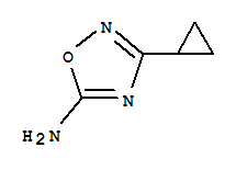 (9ci)-3-環(huán)丙基-1,2,4-噁二唑-5-胺結(jié)構(gòu)式_302842-68-8結(jié)構(gòu)式