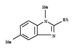 (9ci)-2-乙基-1,5-二甲基-1H-苯并咪唑結(jié)構(gòu)式_303747-37-7結(jié)構(gòu)式