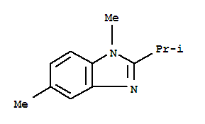 (9ci)-1,5-二甲基-2-(1-甲基乙基)-1H-苯并咪唑結(jié)構(gòu)式_303747-39-9結(jié)構(gòu)式