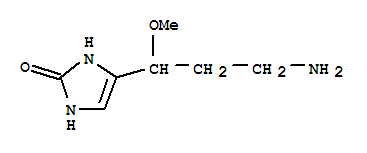 2H-imidazol-2-one, 4-(3-amino-1-methoxypropyl)-1,3-dihydro-Structure,308103-74-4Structure 2H-imidazol-2-one, 4-(3-amino-1-methoxypropyl)-1,3-dihydro- Structure,308103-74-4Structure