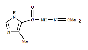 (9ci)-5-甲基-1H-咪唑-4-羧酸-(1-甲基亞乙基)肼結(jié)構(gòu)式_308305-50-2結(jié)構(gòu)式