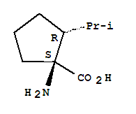 (1s,2r)-(9ci)-1-氨基-2-(1-甲基乙基)-環(huán)戊烷羧酸結(jié)構(gòu)式_309757-12-8結(jié)構(gòu)式