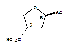 (3r,5s)-rel-(9ci)-5-乙酰基四氫-3-呋喃羧酸結(jié)構(gòu)式_310882-41-8結(jié)構(gòu)式