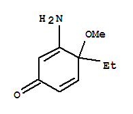 (9ci)-3-氨基-4-乙基-4-甲氧基-2,5-環(huán)己二烯-1-酮結(jié)構(gòu)式_313693-60-6結(jié)構(gòu)式
