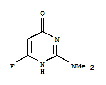 4(1H)-pyrimidinone,2-(dimethylamino)-6-fluoro-(9ci)Structure,313961-71-6Structure 4(1H)-pyrimidinone,2-(dimethylamino)-6-fluoro-(9ci) Structure,313961-71-6Structure