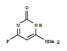 (9ci)-4-(二甲基氨基)-6-氟-2(1H)-嘧啶酮結構式_313961-72-7結構式