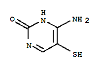 (9ci)-4-氨基-5-疏基-2(1H)-嘧啶酮結(jié)構(gòu)式_31458-48-7結(jié)構(gòu)式