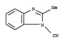 1H-benzimidazole-1-carbonitrile,2-methyl-(9ci) Structure,31462-71-2Structure