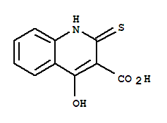 3-Quinolinecarboxylicacid,1,2-dihydro-4-hydroxy-2-thioxo-(8ci)Structure,31507-72-9Structure 3-Quinolinecarboxylicacid,1,2-dihydro-4-hydroxy-2-thioxo-(8ci) Structure,31507-72-9Structure