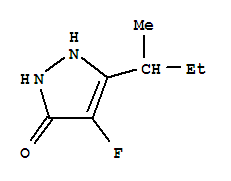 3H-pyrazol-3-one,4-fluoro-1,2-dihydro-5-(1-methylpropyl)-(9ci)Structure,319459-72-8Structure 3H-pyrazol-3-one,4-fluoro-1,2-dihydro-5-(1-methylpropyl)-(9ci) Structure,319459-72-8Structure