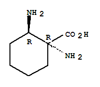 Cyclohexanecarboxylic acid,1,2-diamino-,(1r,2r)-rel-(9ci)Structure,321157-27-1Structure Cyclohexanecarboxylic acid,1,2-diamino-,(1r,2r)-rel-(9ci) Structure,321157-27-1Structure