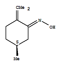 Cyclohexanone,5-methyl-2-(1-methylethylidene)-,oxime,(5s)-(9ci)Structure,321359-55-1Structure Cyclohexanone,5-methyl-2-(1-methylethylidene)-,oxime,(5s)-(9ci) Structure,321359-55-1Structure