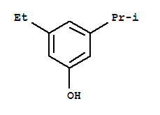 Phenol ,3-ethyl-5-(1-methylethyl)-(9ci)Structure,321547-13-1Structure Phenol ,3-ethyl-5-(1-methylethyl)-(9ci) Structure,321547-13-1Structure