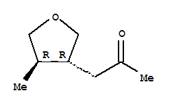 Rel-(9Ci)-1-[(3R,4R)-四氫-4-甲基-3-呋喃]-2-丙烷酮結(jié)構(gòu)式_321903-47-3結(jié)構(gòu)式