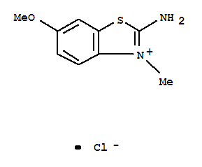 2-Amino-3-methyl-6-methoxybenzothiazolium chlorideStructure,322012-65-7Structure 2-Amino-3-methyl-6-methoxybenzothiazolium chloride Structure,322012-65-7Structure