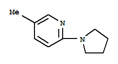 Pyridine,5-methyl-2-(1-pyrrolidinyl)-(9ci)Structure,325460-82-0Structure Pyridine,5-methyl-2-(1-pyrrolidinyl)-(9ci) Structure,325460-82-0Structure