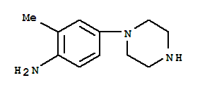 Benzenamine,2-methyl-4-(1-piperazinyl)-(9ci)Structure,329943-78-4Structure Benzenamine,2-methyl-4-(1-piperazinyl)-(9ci) Structure,329943-78-4Structure