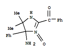Methanone,(4-amino-4,5-dihydro-5,5-dimethyl-3-oxido-4-phenyl-1h-imidazol-2-yl)phenyl-(9ci)Structure,331457-92-2Structure Methanone,(4-amino-4,5-dihydro-5,5-dimethyl-3-oxido-4-phenyl-1h-imidazol-2-yl)phenyl-(9ci) Structure,331457-92-2Structure