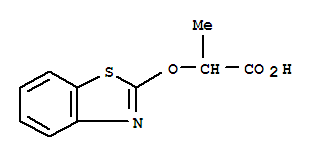 Propanoic acid,2-(2-benzothiazolyloxy)-(9ci)Structure,331873-02-0Structure Propanoic acid,2-(2-benzothiazolyloxy)-(9ci) Structure,331873-02-0Structure