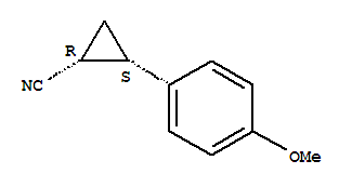 Cyclopropanecarbonitrile,2-(4-methoxyphenyl)-,(1r,2s)-rel-(9ci)Structure,331941-37-8Structure Cyclopropanecarbonitrile,2-(4-methoxyphenyl)-,(1r,2s)-rel-(9ci) Structure,331941-37-8Structure