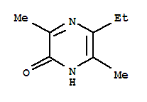 (9ci)-5-乙基-3,6-二甲基-2(1H)-吡嗪酮結(jié)構(gòu)式_33216-89-6結(jié)構(gòu)式