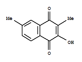 1,4-Naphthalenedione, 2-hydroxy-3,6-dimethyl-(9ci)Structure,33253-99-5Structure 1,4-Naphthalenedione, 2-hydroxy-3,6-dimethyl-(9ci) Structure,33253-99-5Structure