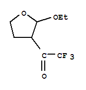 Ethanone,1-(2-ethoxytetrahydro-3-furanyl)-2,2,2-trifluoro-(9ci)Structure,333339-73-4Structure Ethanone,1-(2-ethoxytetrahydro-3-furanyl)-2,2,2-trifluoro-(9ci) Structure,333339-73-4Structure
