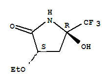 2-Pyrrolidinone,3-ethoxy-5-hydroxy-5-(trifluoromethyl)-,(3r,5s)-rel-(9ci)Structure,333339-81-4Structure 2-Pyrrolidinone,3-ethoxy-5-hydroxy-5-(trifluoromethyl)-,(3r,5s)-rel-(9ci) Structure,333339-81-4Structure