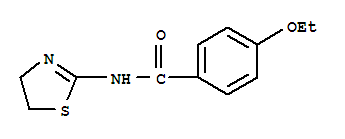 Benzamide,n-(4,5-dihydro-2-thiazolyl)-4-ethoxy-(9ci)Structure,333348-73-5Structure Benzamide,n-(4,5-dihydro-2-thiazolyl)-4-ethoxy-(9ci) Structure,333348-73-5Structure