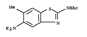 Acetamide,n-(5-amino-6-methyl-2-benzothiazolyl)-(9ci)Structure,333430-12-9Structure Acetamide,n-(5-amino-6-methyl-2-benzothiazolyl)-(9ci) Structure,333430-12-9Structure