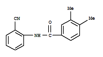 Benzamide,n-(2-cyanophenyl)-3,4-dimethyl-(9ci)Structure,333442-30-1Structure Benzamide,n-(2-cyanophenyl)-3,4-dimethyl-(9ci) Structure,333442-30-1Structure