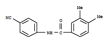 Benzamide,n-(4-cyanophenyl)-3,4-dimethyl-(9ci)Structure,333442-37-8Structure Benzamide,n-(4-cyanophenyl)-3,4-dimethyl-(9ci) Structure,333442-37-8Structure