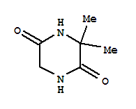 2,5-Piperazinedione,3,3-dimethyl-(8ci,9ci)Structure,33477-74-6Structure 2,5-Piperazinedione,3,3-dimethyl-(8ci,9ci) Structure,33477-74-6Structure