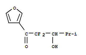 1-Pentanone,2,2-difluoro-1-(3-furanyl)-3-hydroxy-4-methyl-(9ci)Structure,334873-76-6Structure 1-Pentanone,2,2-difluoro-1-(3-furanyl)-3-hydroxy-4-methyl-(9ci) Structure,334873-76-6Structure
