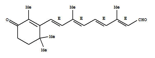 (2Z,4e,6z,8e)-3,7-dimethyl-9-(2,6,6-trimethyl-3-oxo-1-cyclohexenyl)nona-2,4,6,8-tetraenalStructure,33532-44-4Structure (2Z,4e,6z,8e)-3,7-dimethyl-9-(2,6,6-trimethyl-3-oxo-1-cyclohexenyl)nona-2,4,6,8-tetraenal Structure,33532-44-4Structure