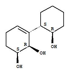 (1S,2R)-(9Ci)-3-[(1S,2R)-2-羥基環(huán)己基]-3-環(huán)己烯-1,2-二醇結(jié)構(gòu)式_335637-59-7結(jié)構(gòu)式
