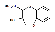 2H-1,5-benzodioxepin-2-carboxylic acid, 3,4-dihydro-3-hydroxy-Structure,33632-66-5Structure 2H-1,5-benzodioxepin-2-carboxylic acid, 3,4-dihydro-3-hydroxy- Structure,33632-66-5Structure