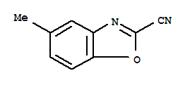 2-Benzoxazolecarbonitrile, 5-methyl-Structure,33652-90-3Structure 2-Benzoxazolecarbonitrile, 5-methyl- Structure,33652-90-3Structure