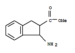(9ci)-1-氨基-2,3-二氫-1H-茚-2-羧酸甲酯結(jié)構(gòu)式_337956-06-6結(jié)構(gòu)式