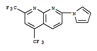 1,8-Naphthyridine,7-(1h-pyrrol-1-yl)-2,4-bis(trifluoromethyl)-(9ci)Structure,338412-21-8Structure 1,8-Naphthyridine,7-(1h-pyrrol-1-yl)-2,4-bis(trifluoromethyl)-(9ci) Structure,338412-21-8Structure