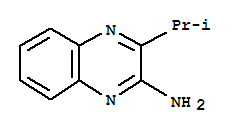 2-Quinoxalinamine,3-(1-methylethyl)-(9ci)Structure,33870-76-7Structure 2-Quinoxalinamine,3-(1-methylethyl)-(9ci) Structure,33870-76-7Structure